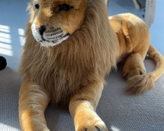 Melissa & Doug plush giant lion.