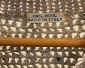 Sample of vintage clothing - sweater with sequins. Photo 2 of 2.