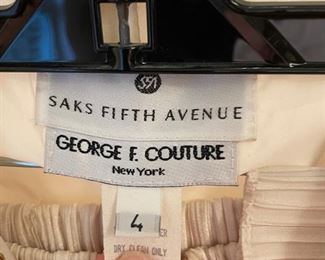 George F. Couture size 4 evening gown with jacket. Photo 2 of 2.