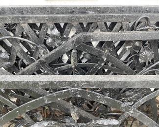 Amazing wrought iron artwork - being sold by bid only!