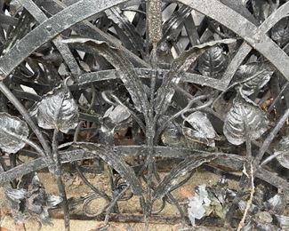 Amazing wrought iron artwork- being sold by bid only!