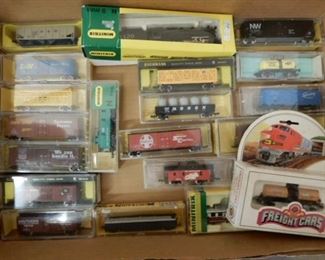 "N" Gauge Train Set Including Track and Transformer