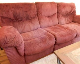 Burgundy Sofa