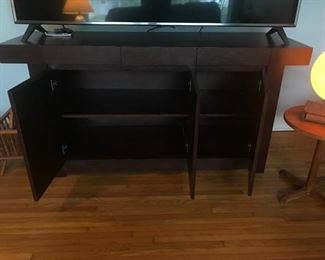 TV stand w/cabinet storage $95