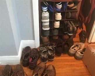 Lots of BRAND NEW men's shoes sizes 10.5 and 11. Rockport, Timberland, Dr. Comfort, Sperry, Earth Shoe, Orthofeet, Dockers, and more. $5 and up for used, $25 and up for new. 