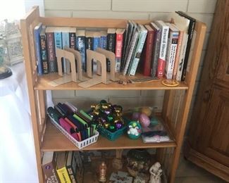 Wooden bookshelf $10