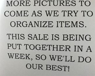 It's a two story house!  There's a lot more than I have pictured so far!