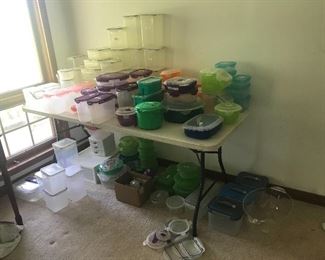 Lock & Lock containers 
Glass & Plastic..You can Rack up!