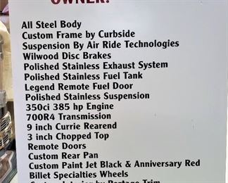 1948 Chevy 3100 Pick up Build information