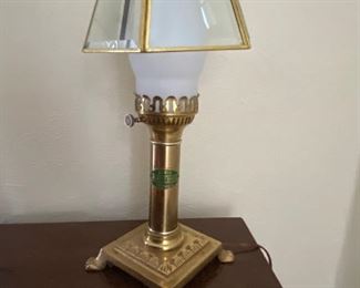 Vintage Brass Paris ORIENT EXPRESS Istanbul Table Lamp