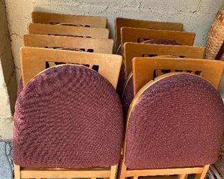 Cushioned Folding Chairs