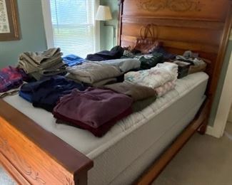 2 of 2 Antique Full-size Bed Sets, clothing
