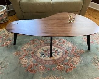 Mercury Row Campanelli Kidney Bean Coffee Table -NEW with small scratch