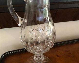 Irish Rose crystal pitcher