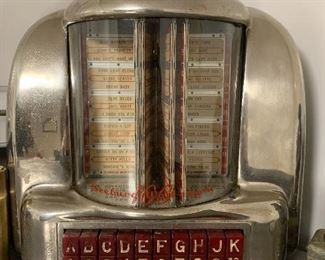 1949 wall o matic jukebox chrome display $250
