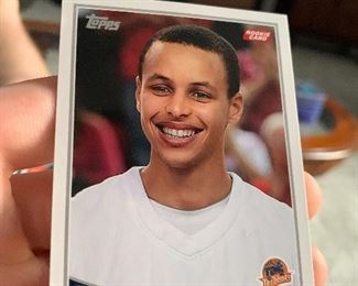 Stephen Curry rookie card (has a Knick under the right eye see photos or ask for more if serious) centered perfectly $1000