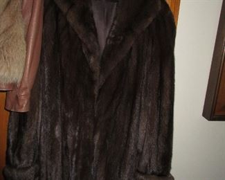 Long Mink Fur Coat
