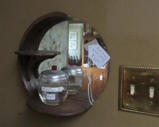 Art Deco Mirror/Shelf