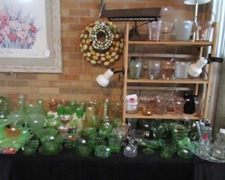 Lots of Depression Glass/Many patterns
