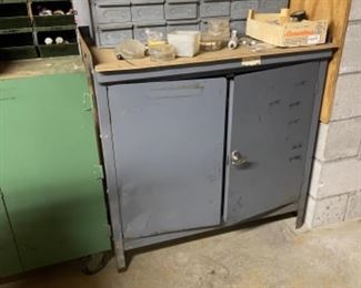 welding cabinet or storage for aerosol cans