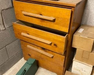 three drawer chest