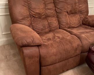 Flex steel recliner, love seat and sofa with built in recliners.  