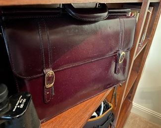 leather brief case