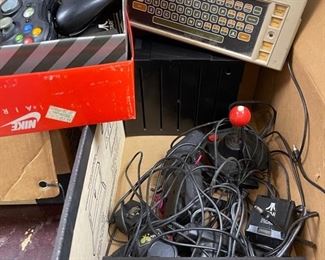 Atari 400, joy stick, games, attachments