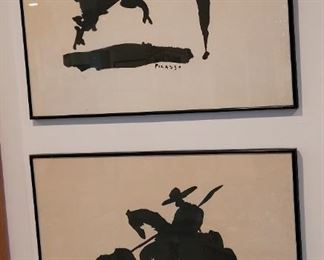 2 Picasso numbered prints