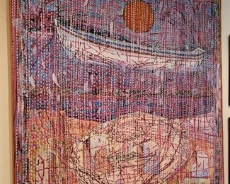 5 ft x 5 ft abstract oil by Sunglee Suki Lee. 60"x60" in size!