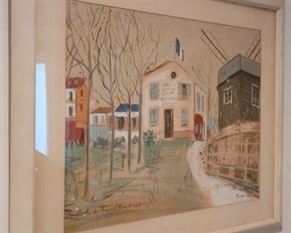 Maurice Utrillo litho