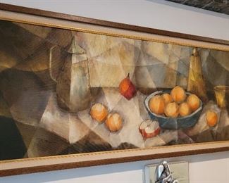 Large abstract figurative oil painting