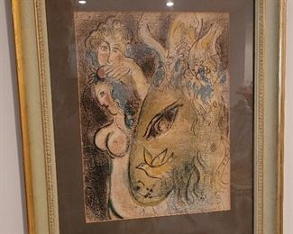 Vintage Chagall print
