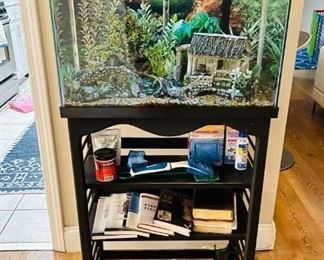 Fish Tank, Fish Tank Stand, and Fish supplies for sale. 