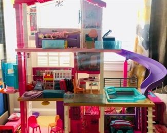 Barely Used Barbie Dream House and Accessories! 