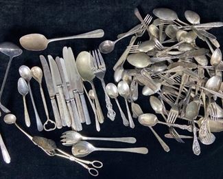 Assorted Silverplate Flatware