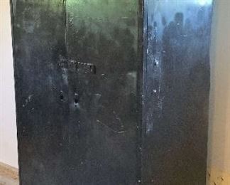 Black Metal Garage Cabinet