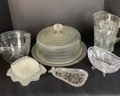 Clear Glass Cake Plate More