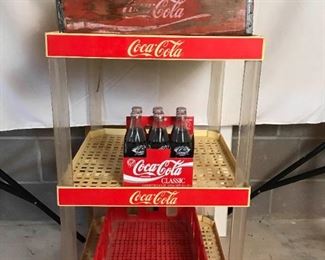 CocaCola Store Shelf  Crates