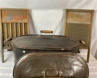 Copper Boiler and Washboards