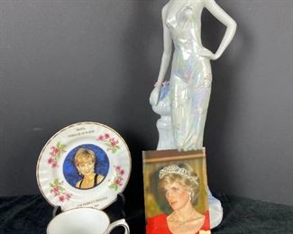 England Royalty Item and a Tall Figurine