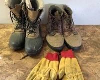 Hiking Shoes Size 10 Gloves