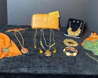 Jewelry and Accessories with Vintage Scarves