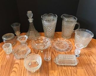 More Clear Pressed Glass