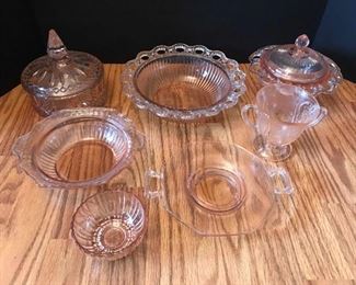Pink Depression Glass