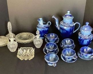 Pottery Tea Set Glassware