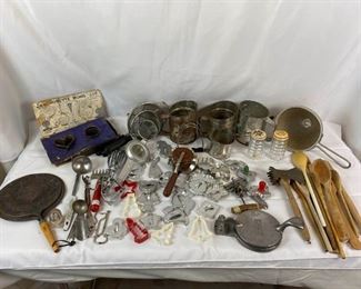 Rosette Irons and Vintage Kitchen Items