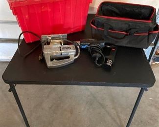 Various Power Tools and Storage