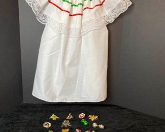 Vintage Blouse, Vintage Christmas Jewelry, Bracelets