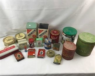 Vintage Collectible Tins